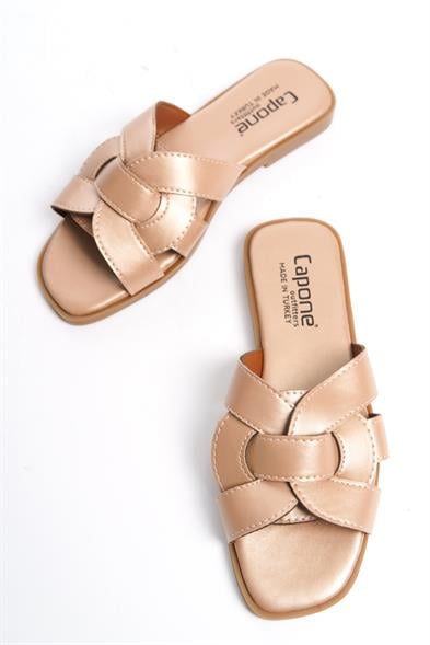 Capone Halsey Women Rose Slide Flat Sandals image 3