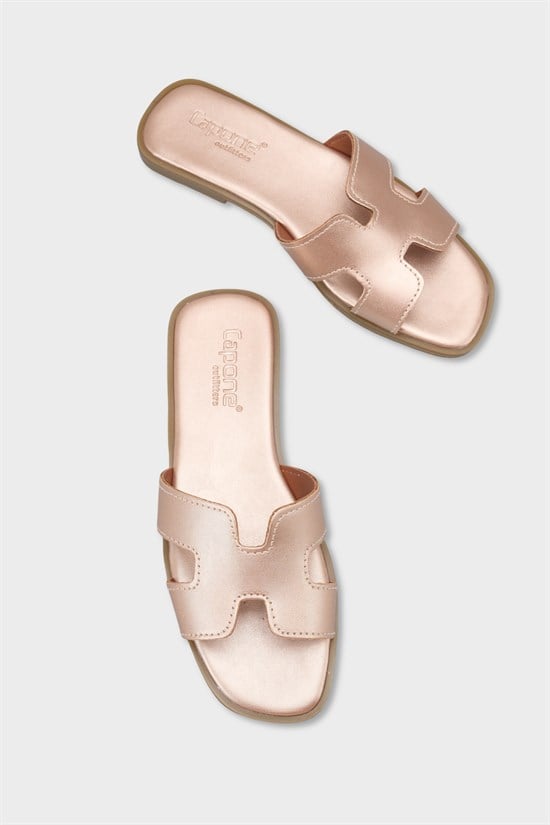 Capone Halsey Women Rose Slide Flat Sandals image 4