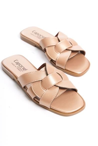 Capone Halsey Women Rose Slide Flat Sandals image 2