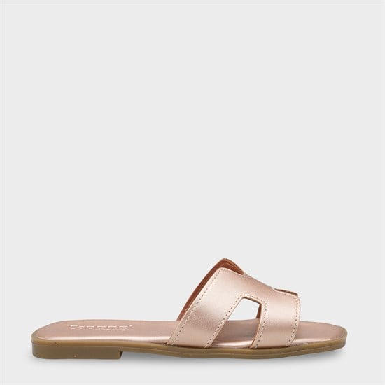 Capone Halsey Women Rose Slide Flat Sandals image 2