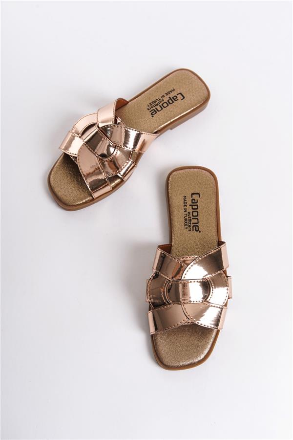 Capone Halsey Women Rose Slide Flat Sandals image 2