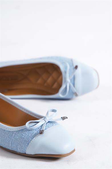 Capone Hana Trend Women Baby Blue Ballet Flats image 2
