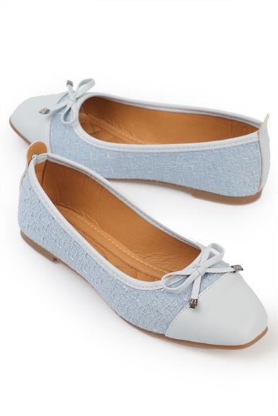 Capone Hana Trend Women Baby Blue Ballet Flats image 3