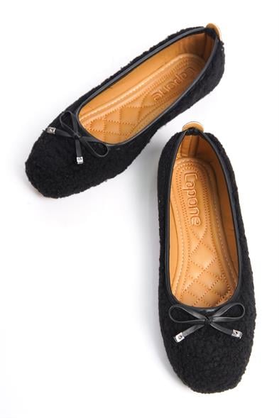 Capone Hana Trend Women Black Ballet Flats image 3