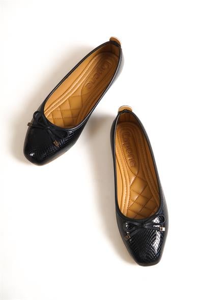 Capone Hana Trend Women Black Ballet Flats image 2