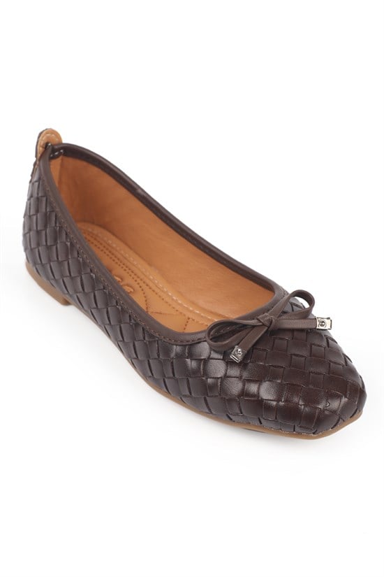 Capone Hana Trend Women Brown Ballet Flats