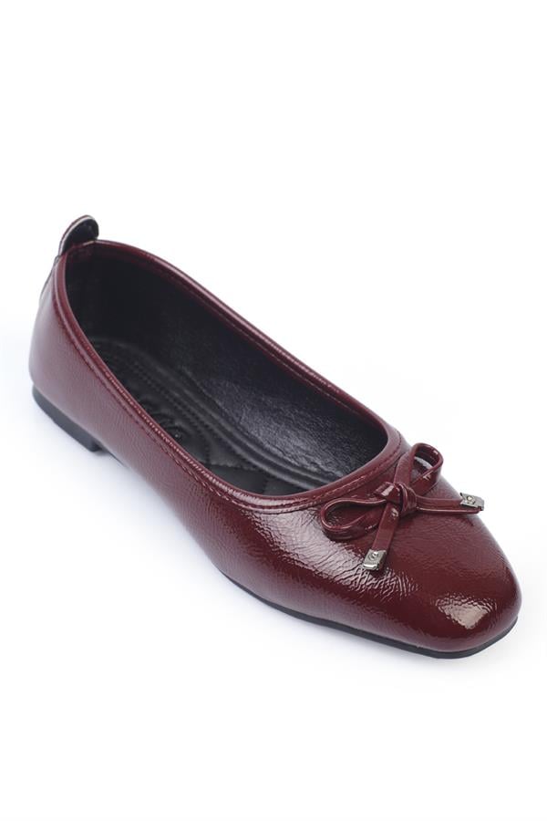 Capone Hana Trend Women Burgundy Ballet Flats