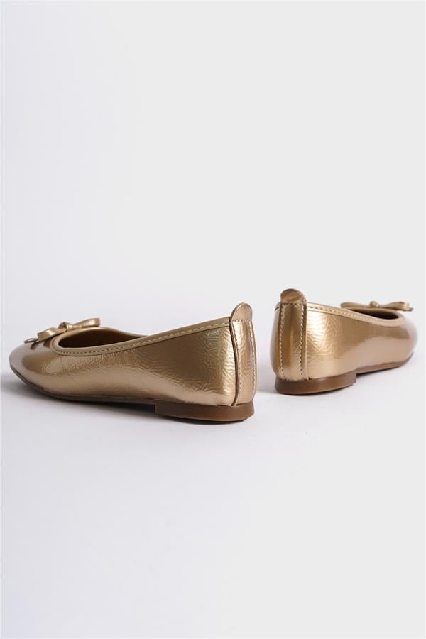 Capone Hana Trend Women Gold Ballet Flats image 6