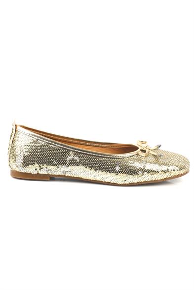 Capone Hana Trend Women Gold Ballet Flats image 4