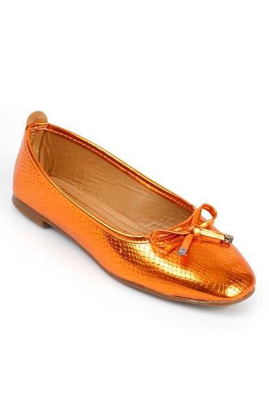 Capone Hana Trend Women Orange Ballet Flats image 4