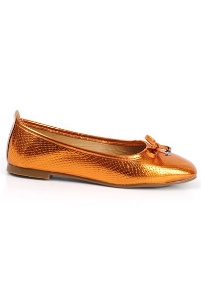 Capone Hana Trend Women Orange Ballet Flats image 3