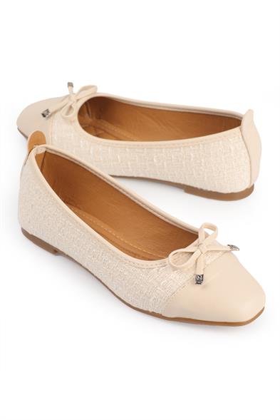 Capone Hana Trend Women White Ballet Flats image 3