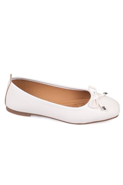Capone Hana Trend Women White Ballet Flats image 5