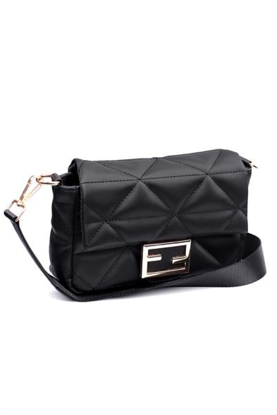 Capone İbiza Women Black Cross Bag