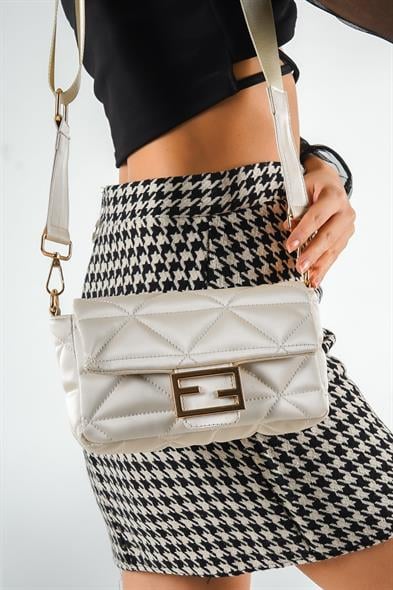 Capone İbiza Women Cream Cross Bag image 6