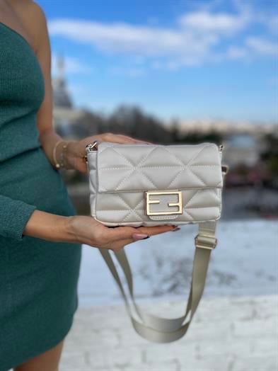 Capone İbiza Women Cream Cross Bag image 2