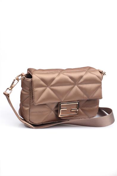 Capone İbiza Women Gold Cross Bag image 4