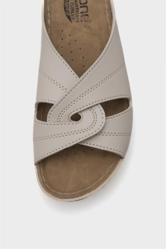 Capone Janel 107090 Women Beige Slingback Comfort Anatomical Sandals image 6