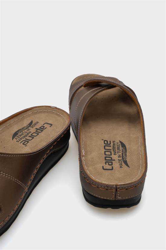 Capone Janel 107090 Women Copper Slingback Comfort Anatomical Sandals image 6