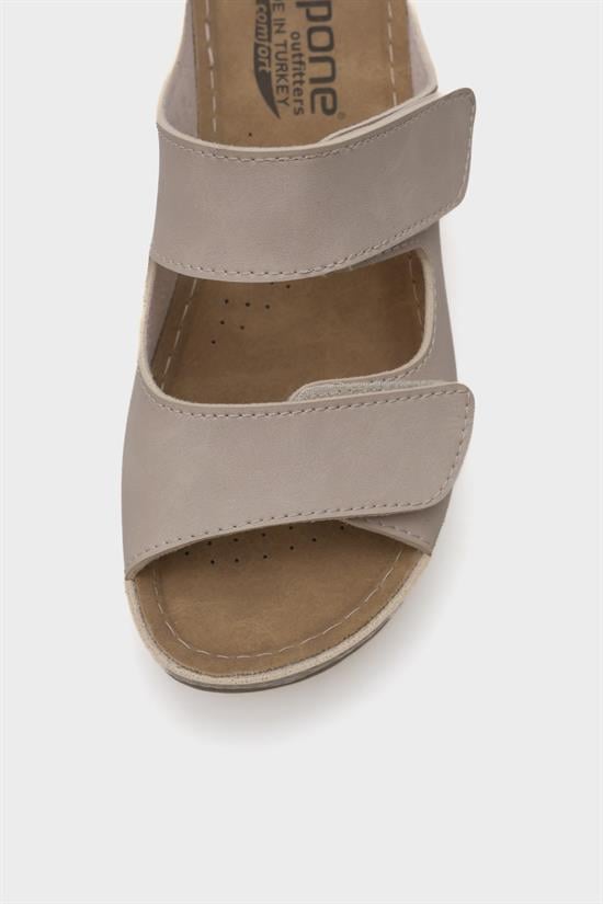 Capone 107090 Women Beige Slingback Comfort Anatomical Sandals image 6