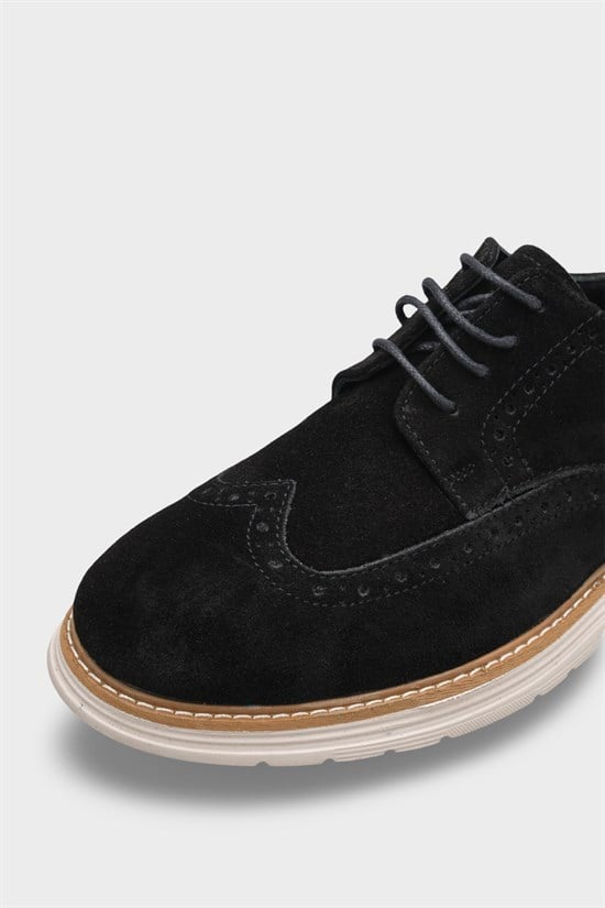 Capone Joachim Genuine Leather Suede Lace-Up Genuine Leather Lined Men Loafer image 5