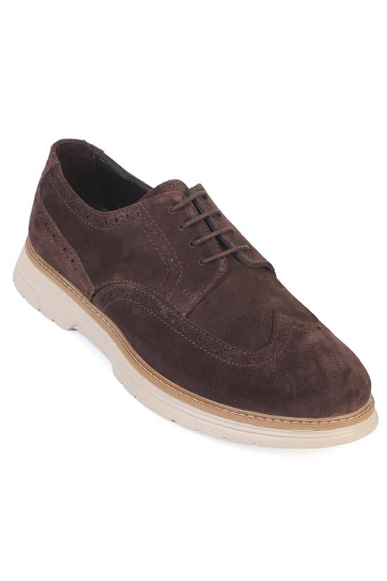 Capone Joachim Genuine Leather Suede Lace-Up Genuine Leather Lined Men Loafer