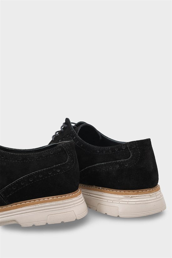 Capone Joachim Genuine Leather Suede Lace-Up Genuine Leather Lined Men Loafer image 4