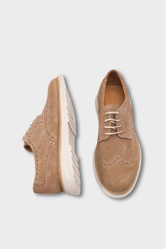 Capone Joachim Genuine Leather Suede Lace-Up Genuine Leather Lined Men Loafer image 6