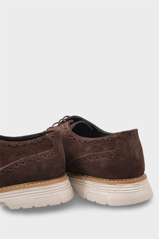 Capone Joachim Genuine Leather Suede Lace-Up Genuine Leather Lined Men Loafer image 4