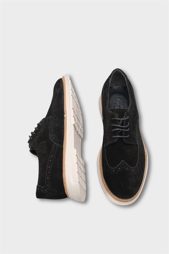 Capone Joachim Genuine Leather Suede Lace-Up Genuine Leather Lined Men Loafer image 6