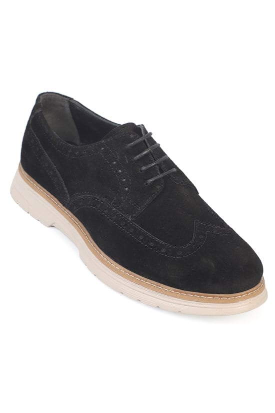 Capone Joachim Genuine Leather Suede Lace-Up Genuine Leather Lined Men Loafer