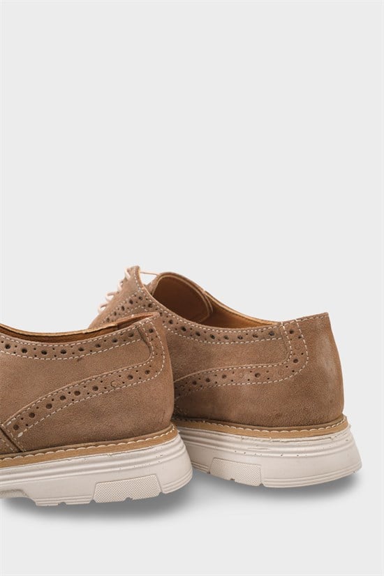 Capone Joachim Genuine Leather Suede Lace-Up Genuine Leather Lined Men Loafer image 4