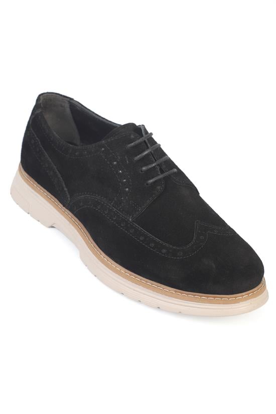 Capone Joachim Genuine Leather Suede Lace-Up Genuine Leather Lined Men Loafer