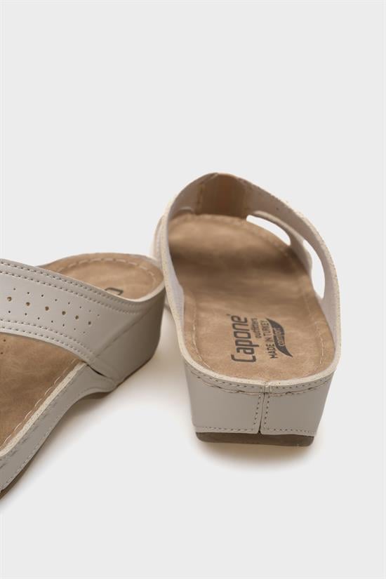 Capone Joan Z0426 Women Beige Slide Comfort Anatomical Sandals image 5