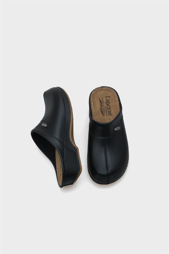 Capone Jody Z0428 Women Black Comfort Anatomical Clog Sandals image 3