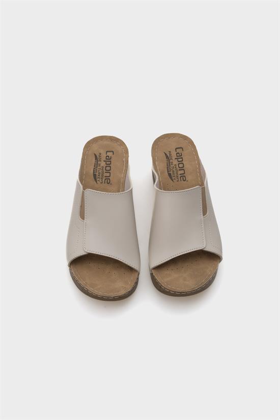 Capone Jude Z5414 Women Beige Slide Comfort Anatomical Sandals image 5
