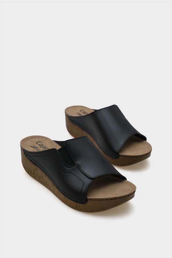 Capone Jude Z5414 Women Black Slide Comfort Anatomical Sandals image 2