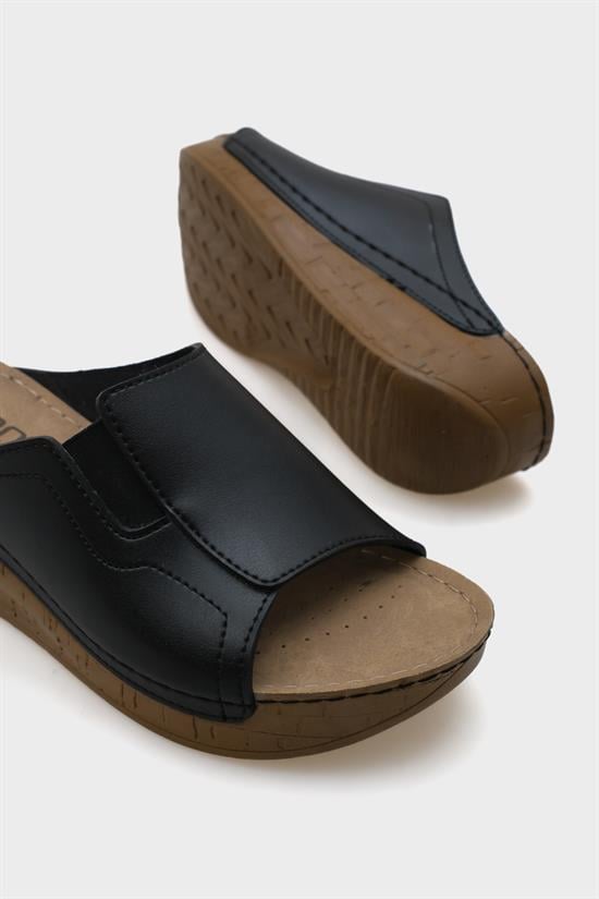 Capone Jude Z5414 Women Black Slide Comfort Anatomical Sandals image 6