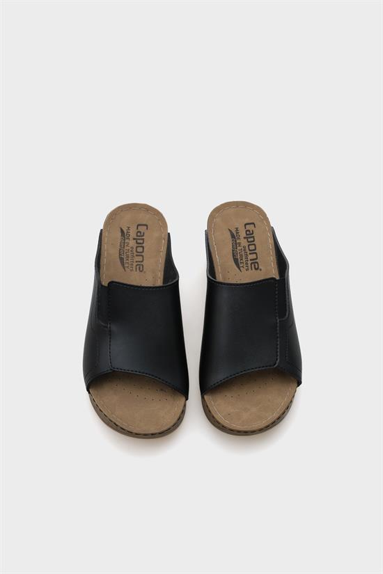 Capone Jude Z5414 Women Black Slide Comfort Anatomical Sandals image 4