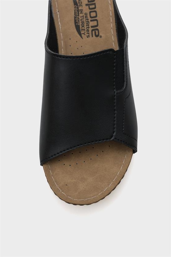 Capone Jude Z5414 Women Black Slide Comfort Anatomical Sandals image 5
