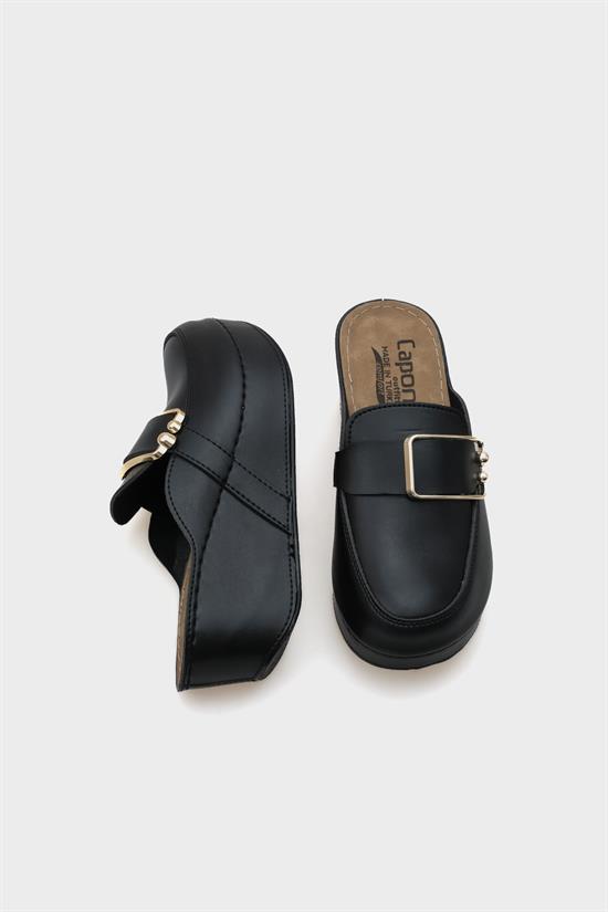 Capone Judy 107090 Women Black Slingback Comfort Anatomical Sandals image 4