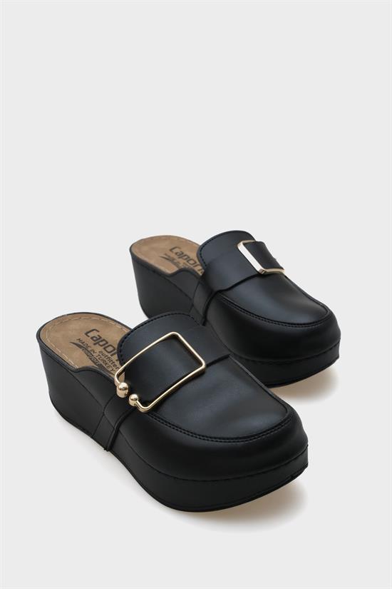 Capone Judy 107090 Women Black Slingback Comfort Anatomical Sandals image 5