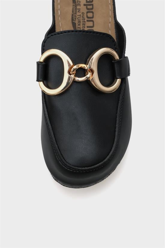 Capone Julia  Women Black Slingback Comfort Anatomical Sandals image 6