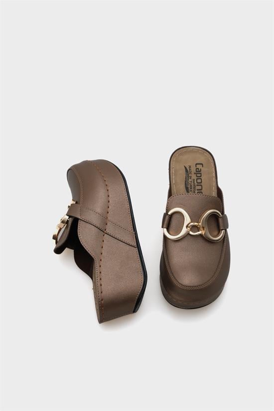 Capone Julia  Women Copper Slingback Comfort Anatomical Sandals image 3