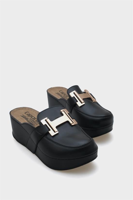 Capone Justin 612005 Women Black Slingback Comfort Anatomical Sandals image 4