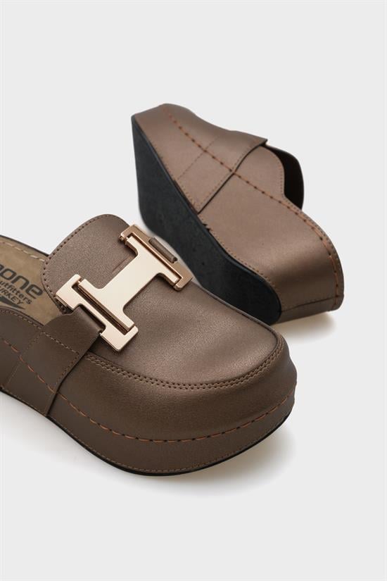 Capone Justin 612005 Women Copper Slingback Comfort Anatomical Sandals image 4