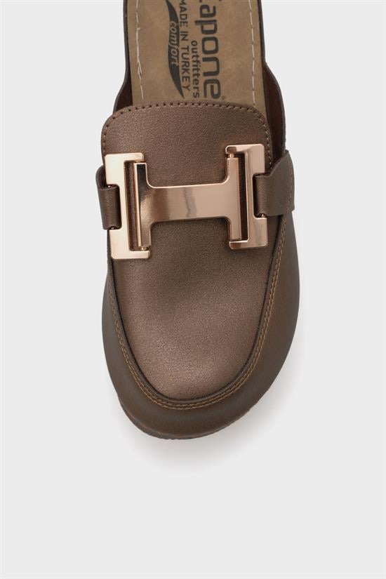 Capone Justin 612005 Women Copper Slingback Comfort Anatomical Sandals image 3