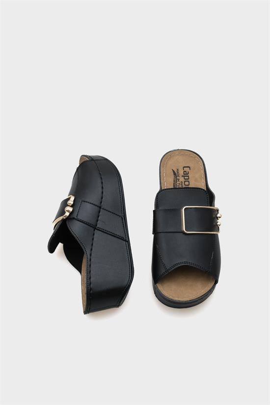 Capone Kacie 612245 Women Black Slingback Comfort Anatomical Sandals image 3