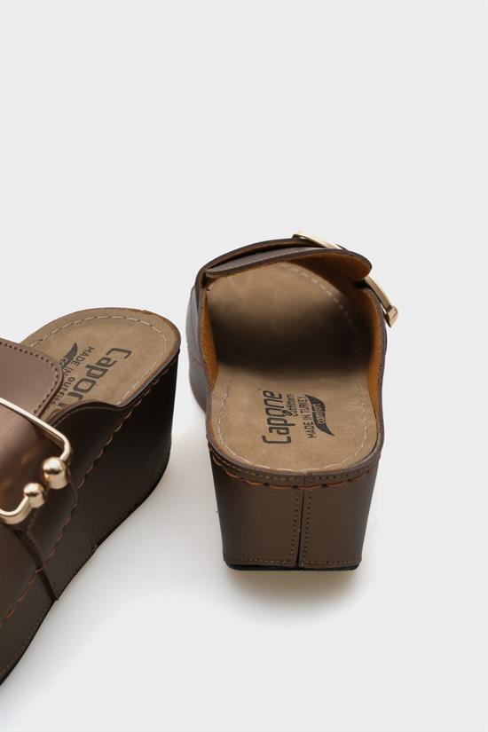 Capone Kacie 612245 Women Copper Slingback Comfort Anatomical Sandals image 4