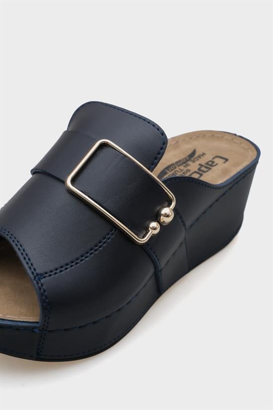 Capone Kacie 612245 Women Navy Slingback Comfort Anatomical Sandals image 3